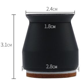 Felt Silicone Tables And Chairs Stool Leg Covers (Option: Black-S-64PCS)