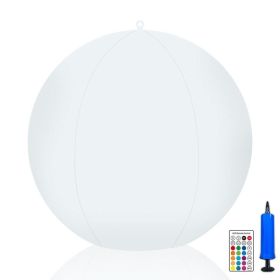 LED Luminous Ball Solar Charging Remote Control (Option: 34cm-1set)