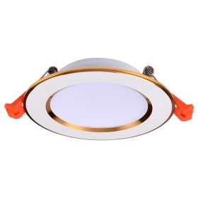 Creative Simple Anti-fog Straw Hat Downlight (Option: Warm white 6000K-3.5inches 7W)