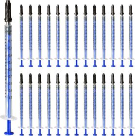 Plastic Syringe Used In Garden Industry To Measure Oil Quantity (Option: Syringe White Cover)
